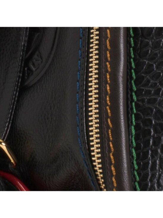MARINO ORLANDI Made In Italy Leather Crocodile Sling Backpack main image 4
